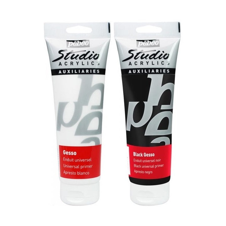 Primer set v črni in beli barvi Pébéo 2x100 ml