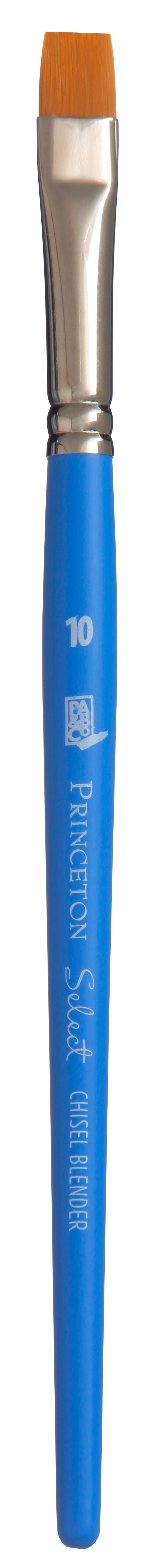 Ploščati umetniški čopič PRINCETON Select Chisel Blender s kratkim ročajem – 10