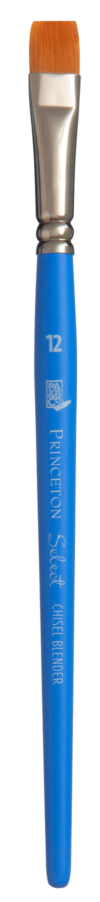 Ploščati umetniški čopič PRINCETON Select Chisel Blender s kratkim ročajem – 12
