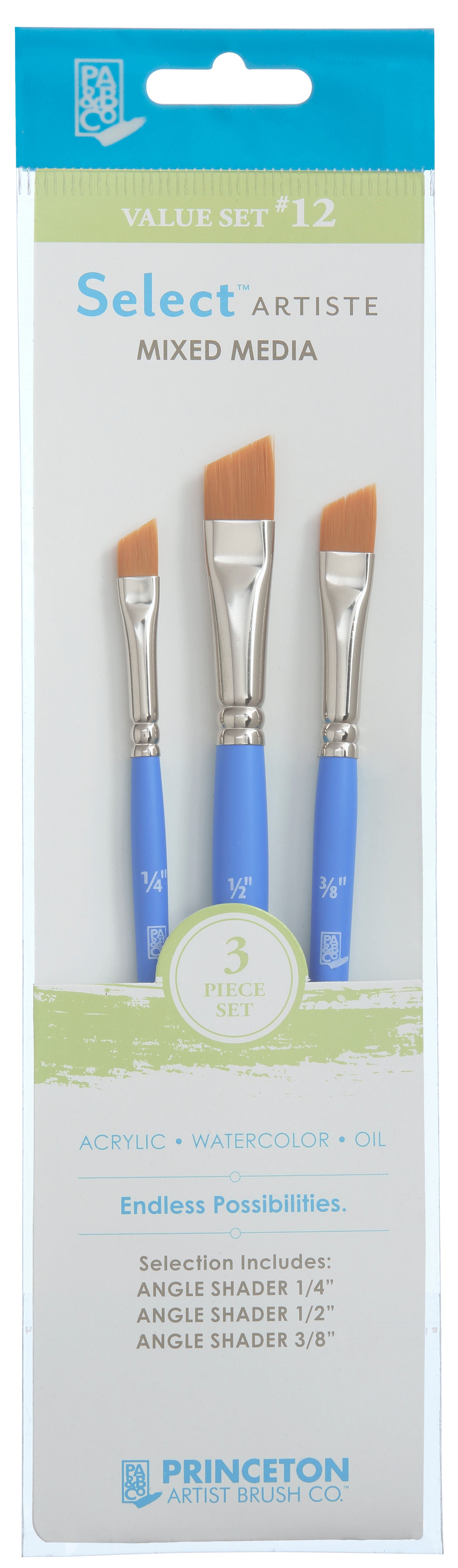Set univerzalnih poševnih čopičev PRINCETON Select – 3 kosi