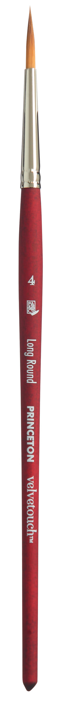 PRINCETON Velvetouch univerzalni okrogli čopič Long Round s kratkim ročajem – 4