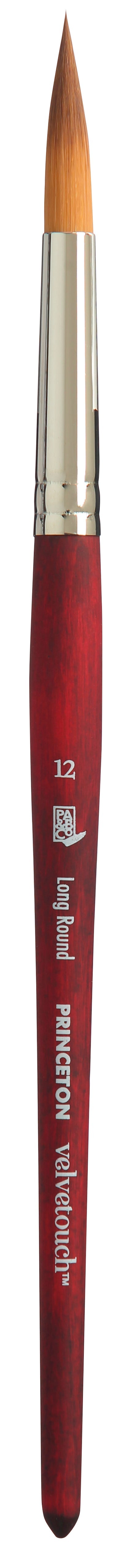 PRINCETON Velvetouch univerzalni okrogli čopič Long Round s kratkim ročajem – 12
