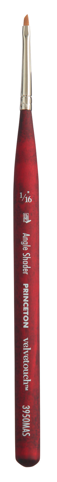 Poševni čopič PRINCETON Velvetouch Angle Shader mini 2 mm