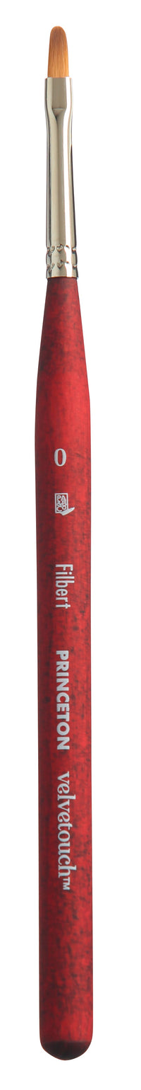 Univerzalni čopič PRINCETON Velvetouch Filbert mini velikost 0
