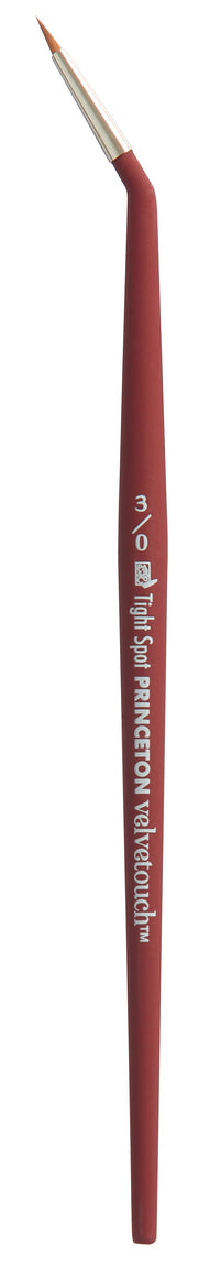PRINCETON Velvetouch univerzalni čopič Angled Spotter velikost 3/0