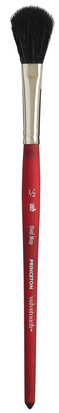 Univerzalni čopič PRINCETON Velvetouch Oval Mop s kratkim ročajem