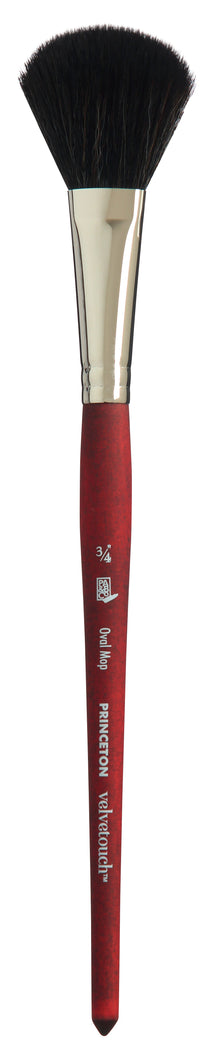 Univerzalni čopič PRINCETON Velvetouch Oval Mop s kratkim ročajem