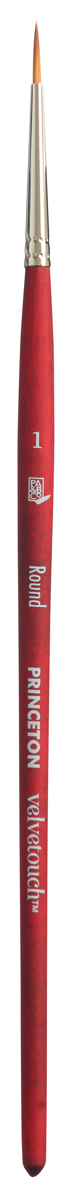 Univerzalni okrogli čopič PRINCETON Velvetouch s kratkim ročajem – 1