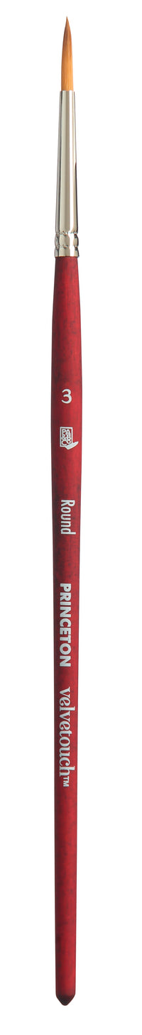Univerzalni okrogli čopič PRINCETON Velvetouch s kratkim ročajem – 3