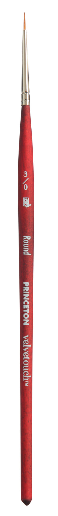 Univerzalni okrogli čopič PRINCETON Velvetouch s kratkim ročajem – 3/0