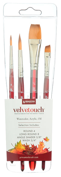 Set univerzalnih čopičev PRINCETON Velvetouch – 4 kosi