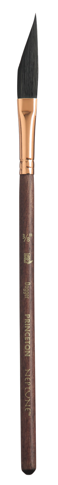 Akvarelni čopič PRINCETON Neptune Dagger s kratkim ročajem