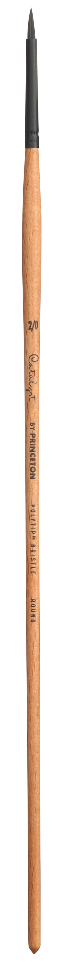 Okrogli čopič PRINCETON Catalyst Polytip z dolgim ročajem – 2/0