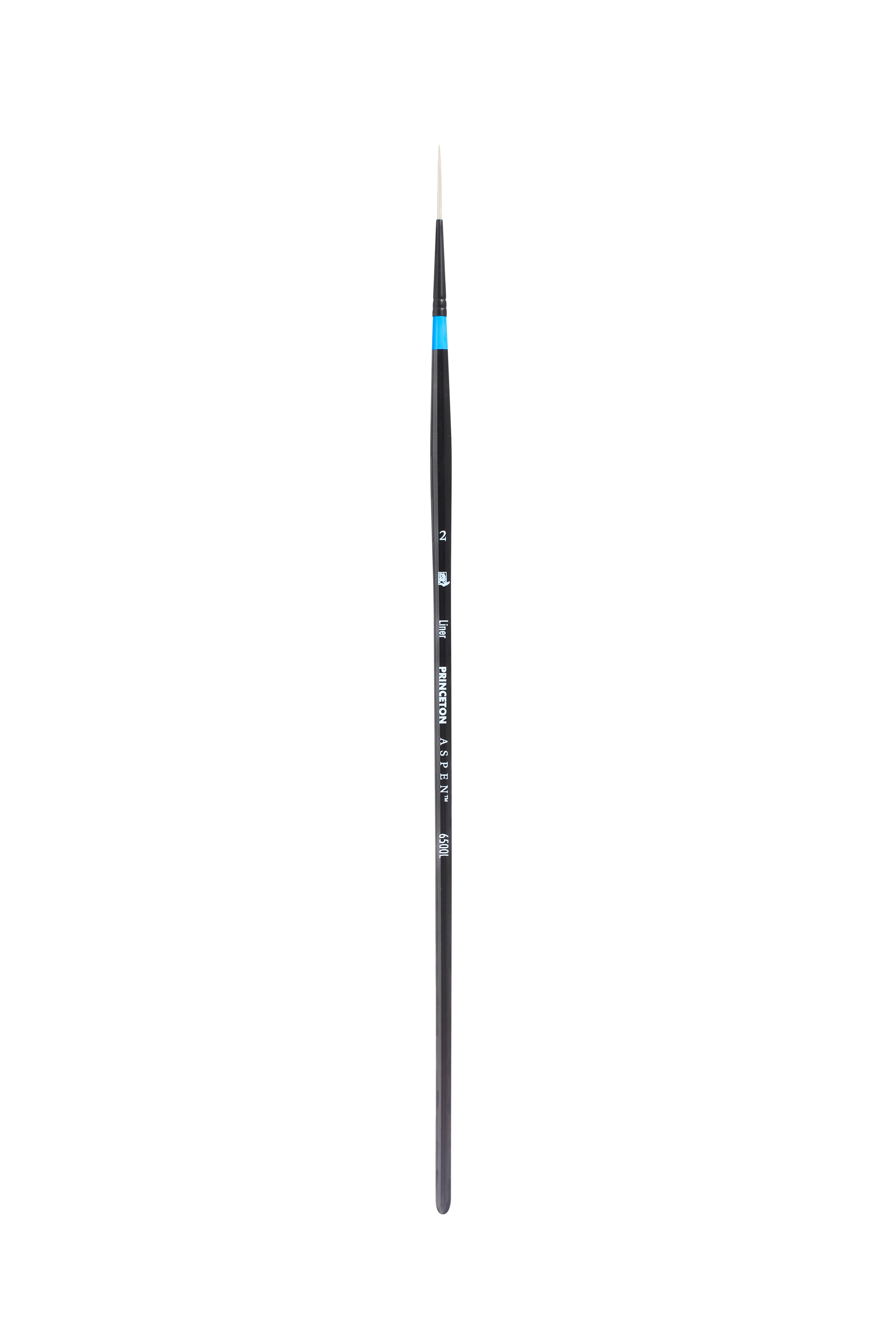 PRINCETON Aspen Liner čopič velikost 2 z dolgim ročajem