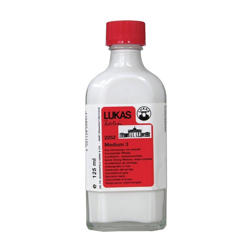 Pripomoček za hitro sušenje oljnih barv LUKAS Berlin Medium 3 125 ml