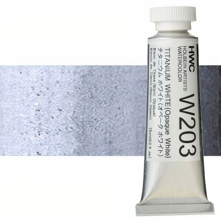 Profesionalne akvarelne barve Holbein Artists 15 ml | beli in črni odtenki — slika 2