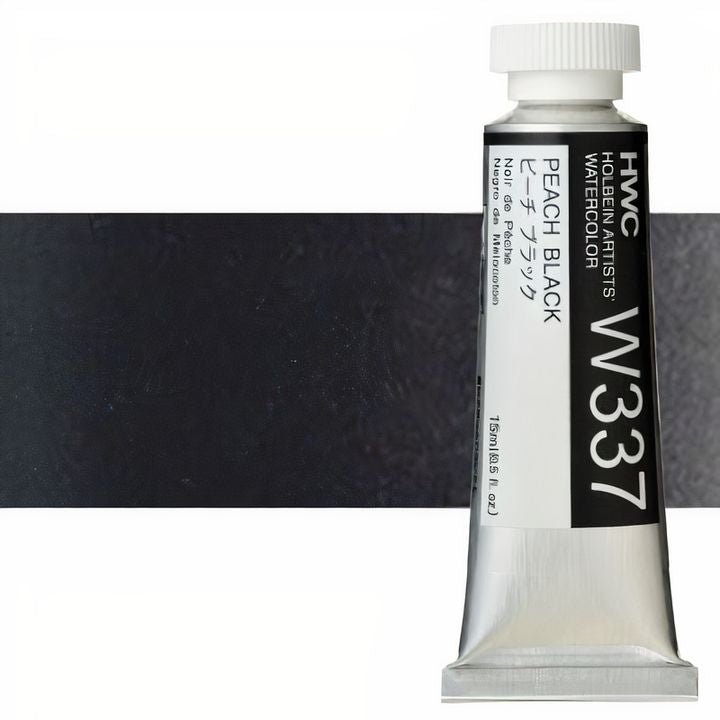 Profesionalne akvarelne barve Holbein Artists 15 ml | beli in črni odtenki — slika 3