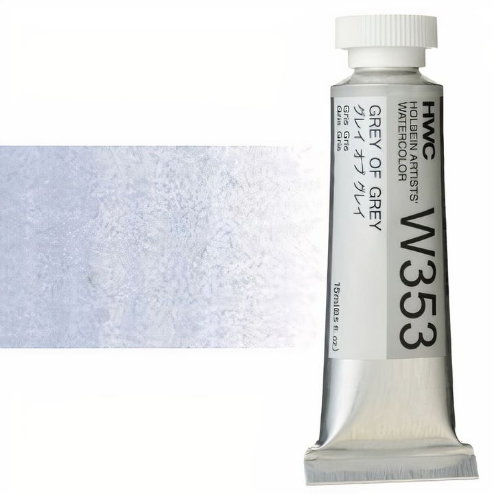 Profesionalne akvarelne barve Holbein Artists 15 ml | beli in črni odtenki — slika 7