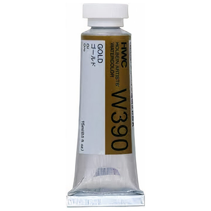 Profesionalne akvarelne barve Holbein Artists 15 ml | zlate in srebrne — slika 3