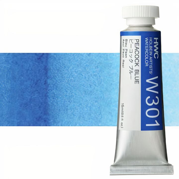 Profesionalne akvarelne barve Holbein Artists 15 ml | modri odtenki — slika 13