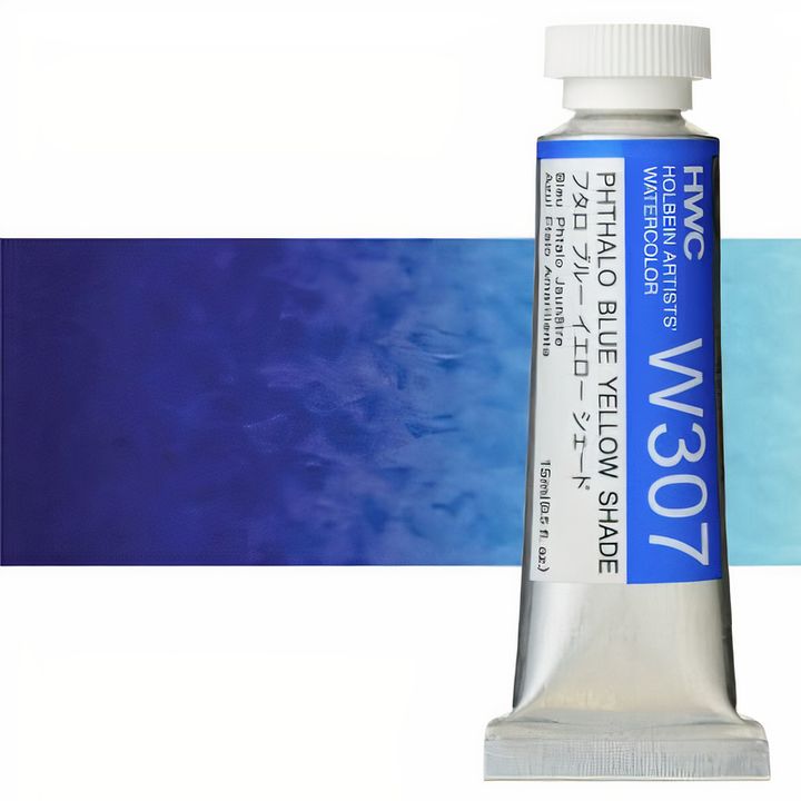 Profesionalne akvarelne barve Holbein Artists 15 ml | modri odtenki — slika 19