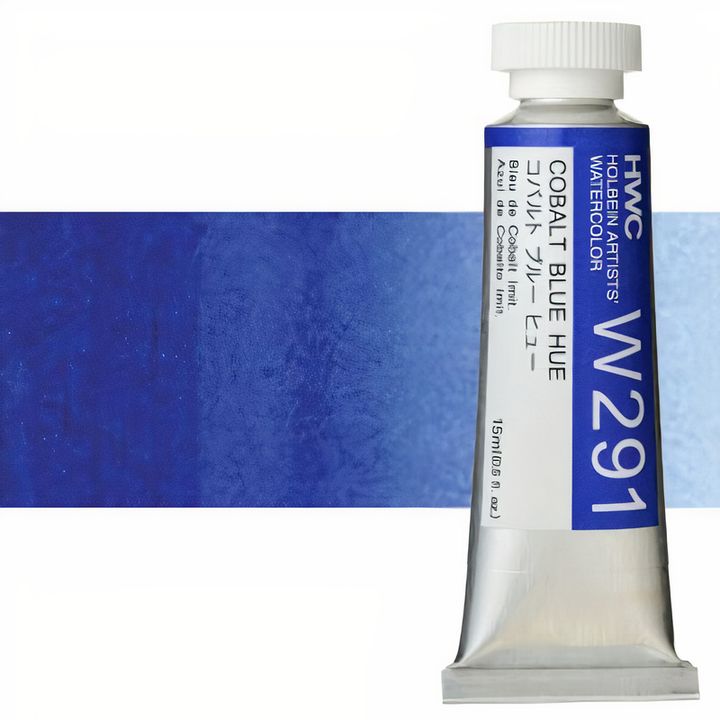 Profesionalne akvarelne barve Holbein Artists 15 ml | modri odtenki — slika 4