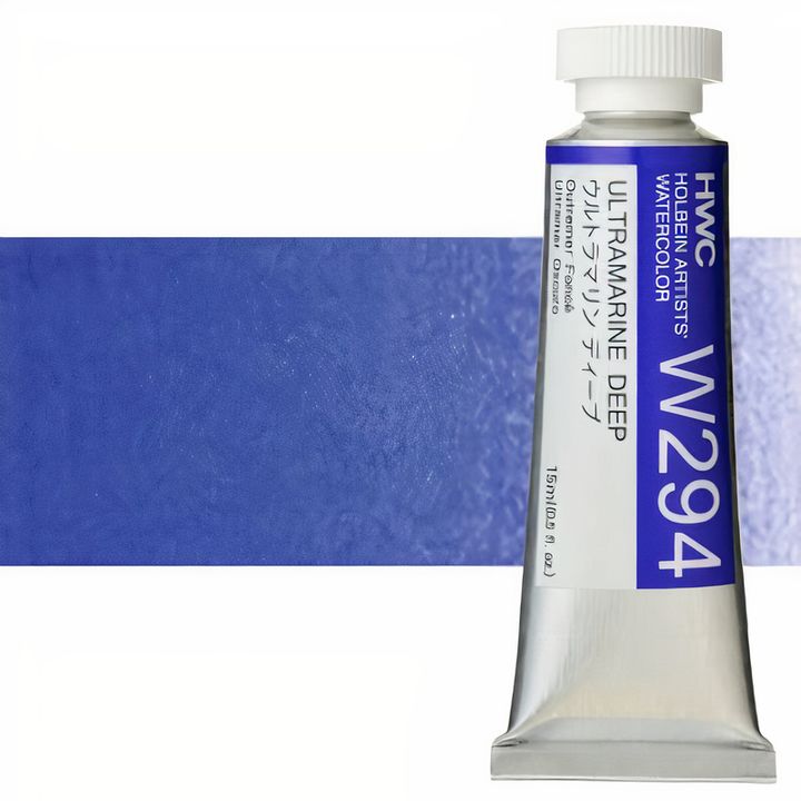 Profesionalne akvarelne barve Holbein Artists 15 ml | modri odtenki — slika 7