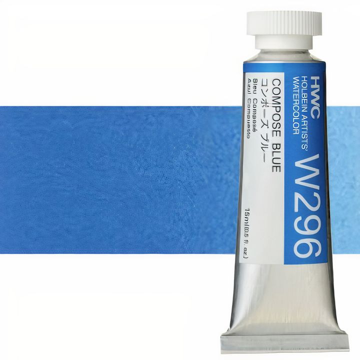 Profesionalne akvarelne barve Holbein Artists 15 ml | modri odtenki — slika 9