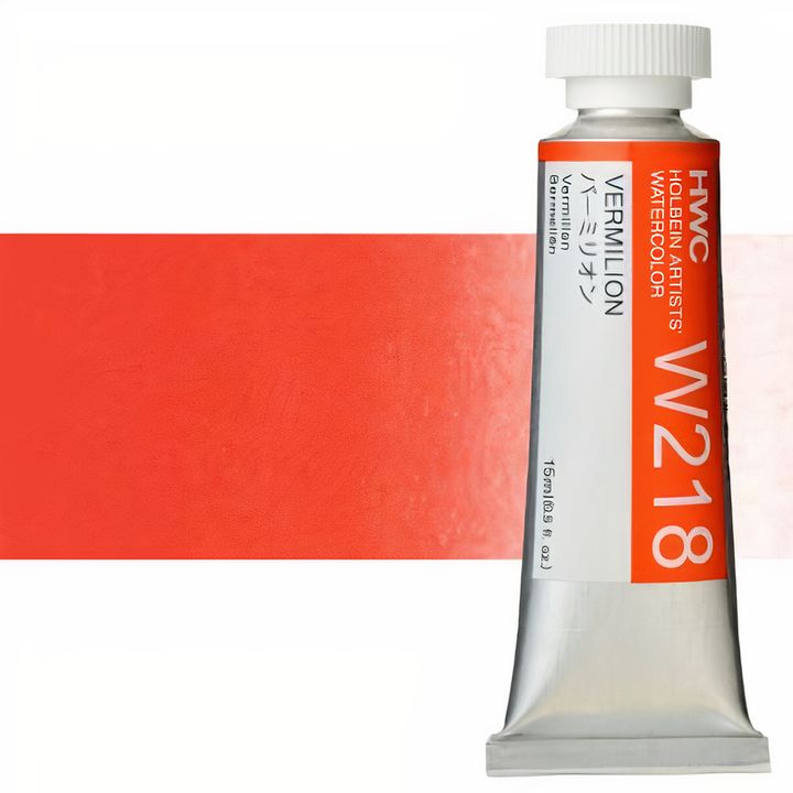 Profesionalne akvarelne barve Holbein Artists 15 ml | rdeči odtenki — slika 16