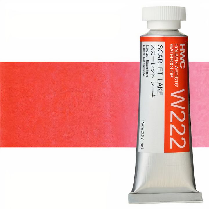 Profesionalne akvarelne barve Holbein Artists 15 ml | rdeči odtenki — slika 18