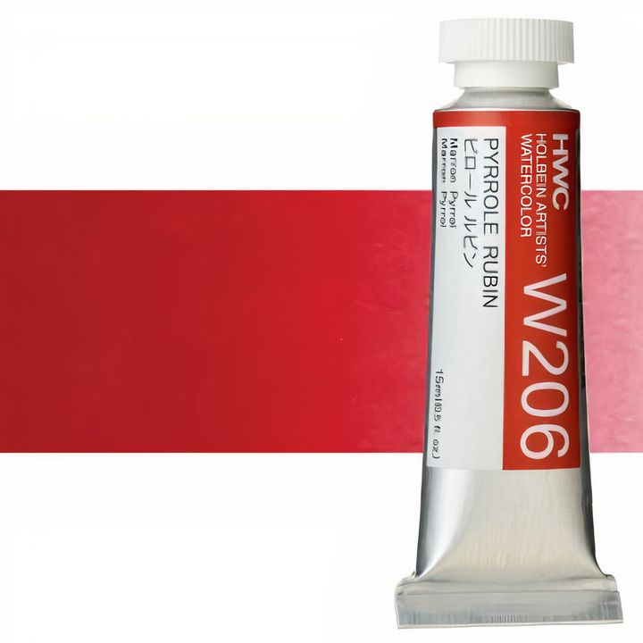 Profesionalne akvarelne barve Holbein Artists 15 ml | rdeči odtenki — slika 4