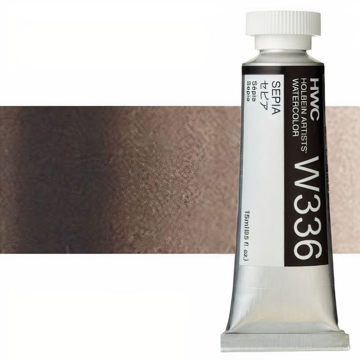 Profesionalne akvarelne barve Holbein Artists 15 ml | rjavi odtenki — slika 10