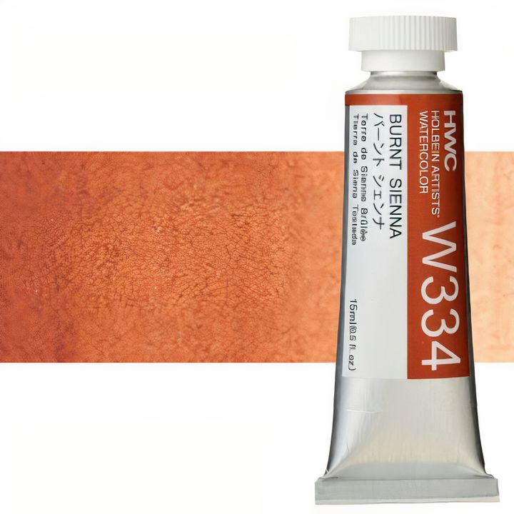Profesionalne akvarelne barve Holbein Artists 15 ml | rjavi odtenki — slika 8