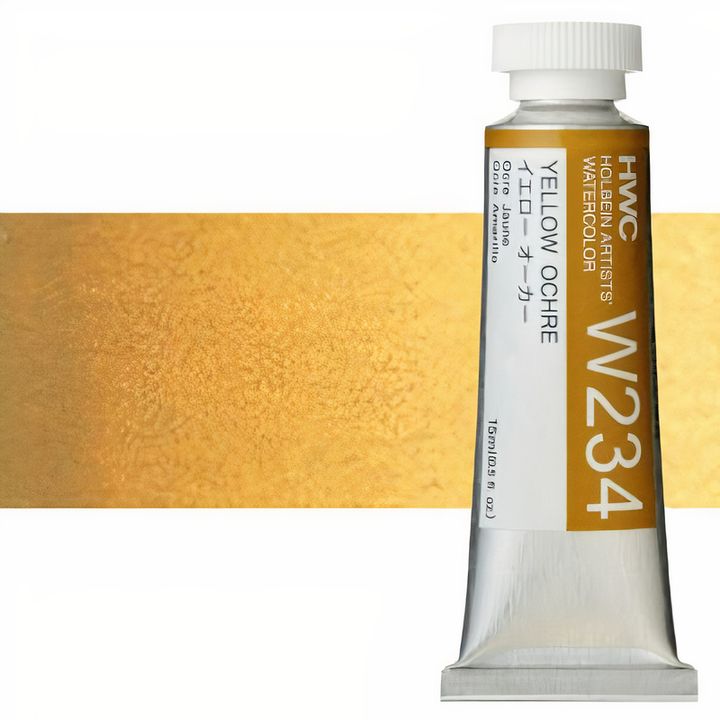 Profesionalne akvarelne barve Holbein Artists 15 ml | rumeni odtenki — slika 7