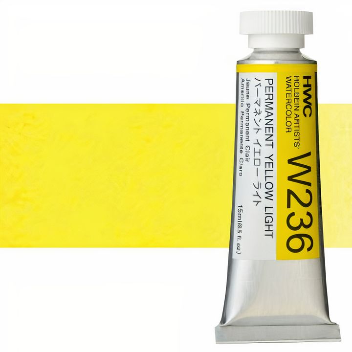 Profesionalne akvarelne barve Holbein Artists 15 ml | rumeni odtenki — slika 9
