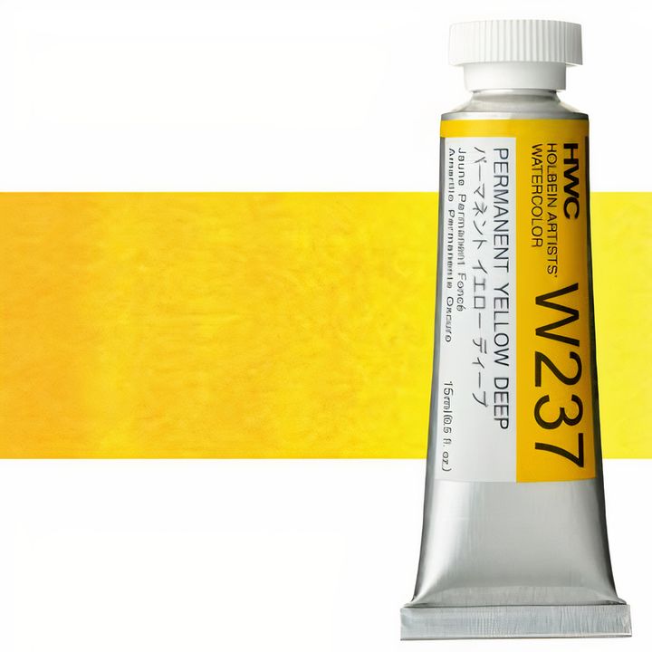 Profesionalne akvarelne barve Holbein Artists 15 ml | rumeni odtenki — slika 10