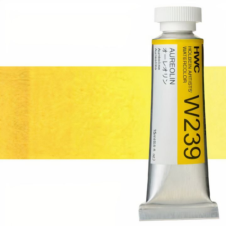 Profesionalne akvarelne barve Holbein Artists 15 ml | rumeni odtenki — slika 12