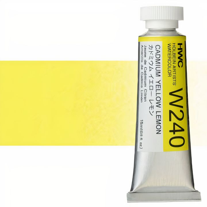 Profesionalne akvarelne barve Holbein Artists 15 ml | rumeni odtenki — slika 13