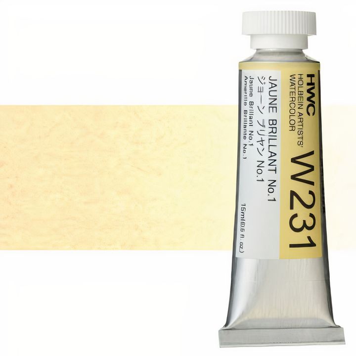 Profesionalne akvarelne barve Holbein Artists 15 ml | rumeni odtenki — slika 4