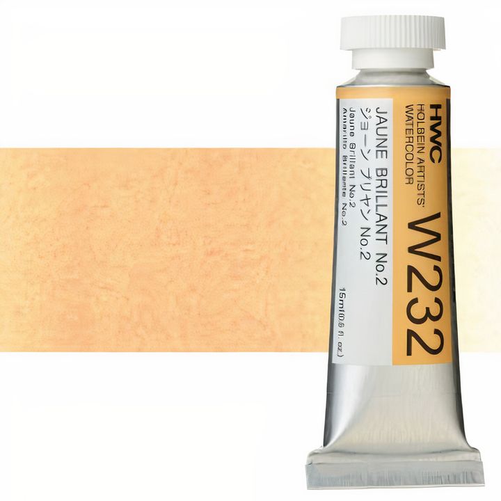 Profesionalne akvarelne barve Holbein Artists 15 ml | rumeni odtenki — slika 5