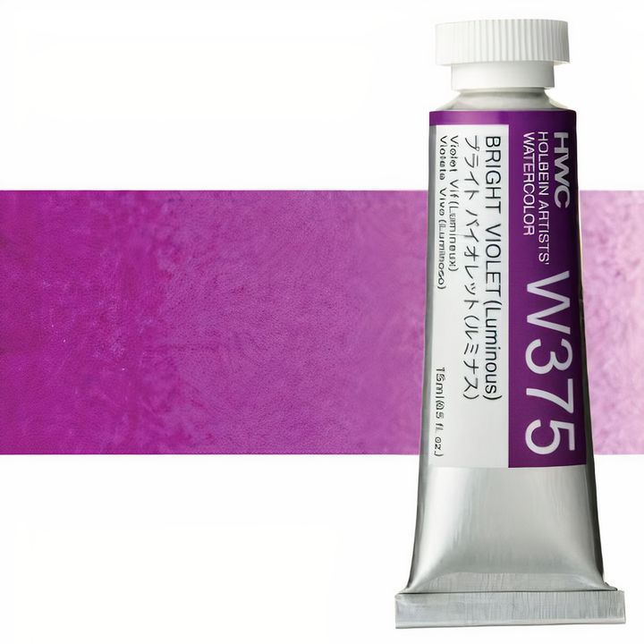 Profesionalne akvarelne barve Holbein Artists 15 ml | vijolični odtenki — slika 10