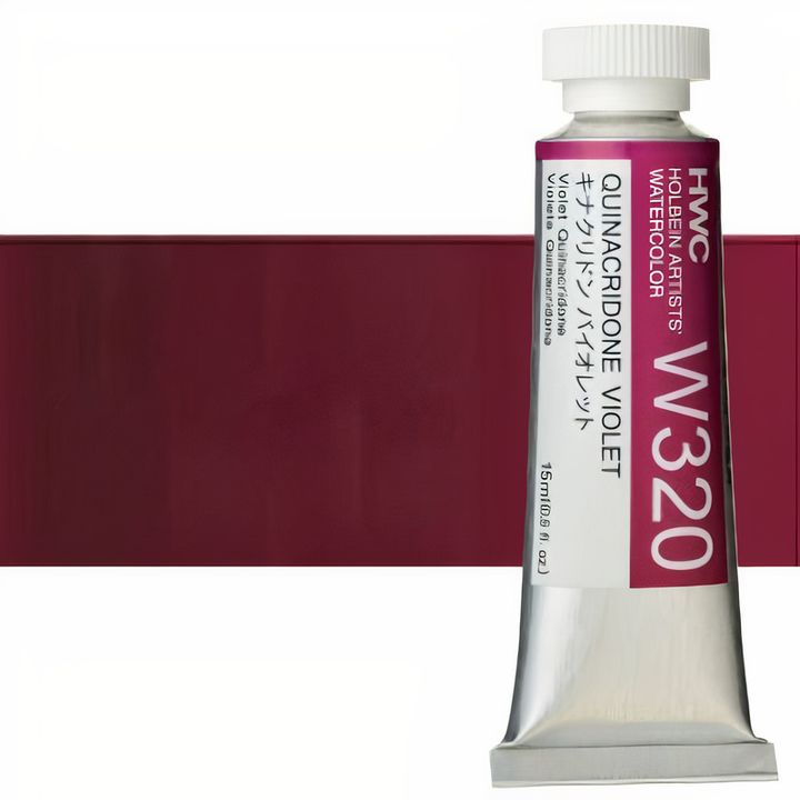 Profesionalne akvarelne barve Holbein Artists 15 ml | vijolični odtenki — slika 9