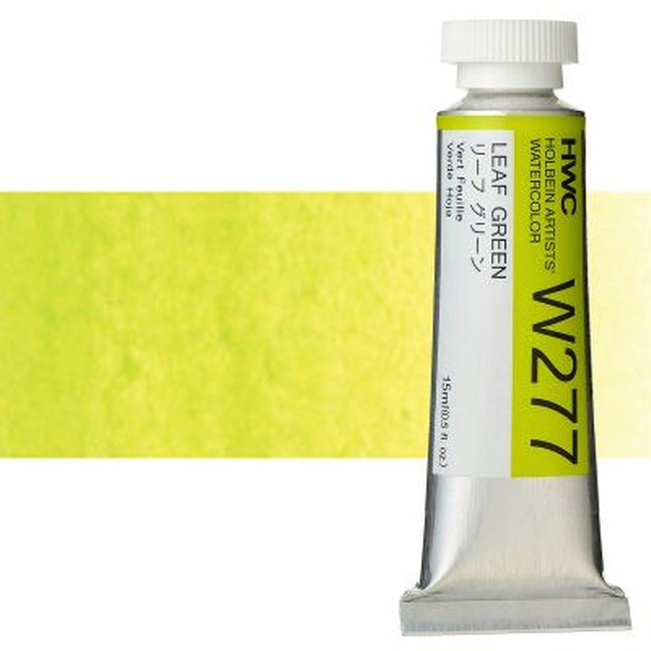 Profesionalne akvarelne barve Holbein Artists 15 ml | zeleni odtenki — slika 17