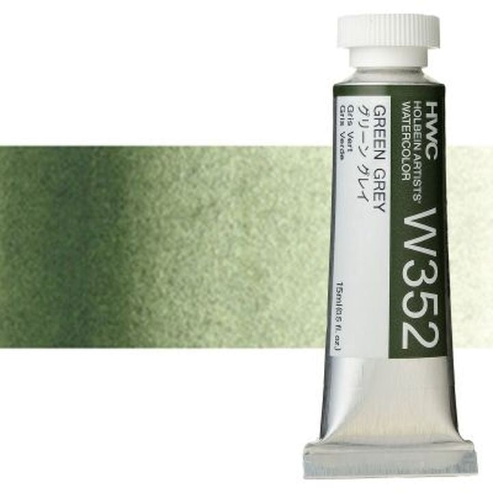 Profesionalne akvarelne barve Holbein Artists 15 ml | zeleni odtenki — slika 20