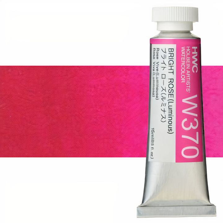 Profesionalne akvarelne barve Holbein Artists 15 ml – rožnata svetla luminiscenčna