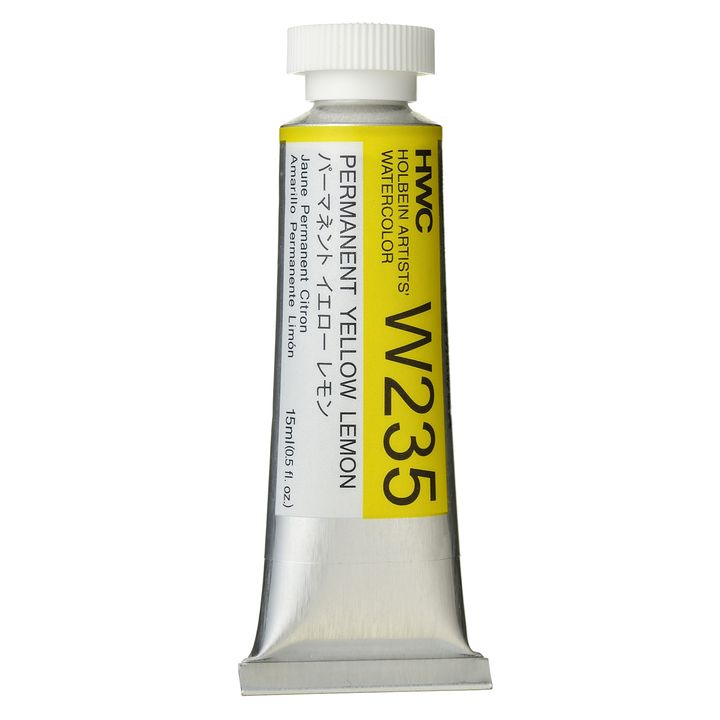 Profesionálne akvarelové farby Holbein Artists 15 ml  | žlté odtiene — obrázok 1