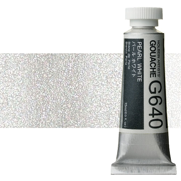 Profesionalne gvaš barve Holbein Artists 15 ml | metalni odtenki — slika 2