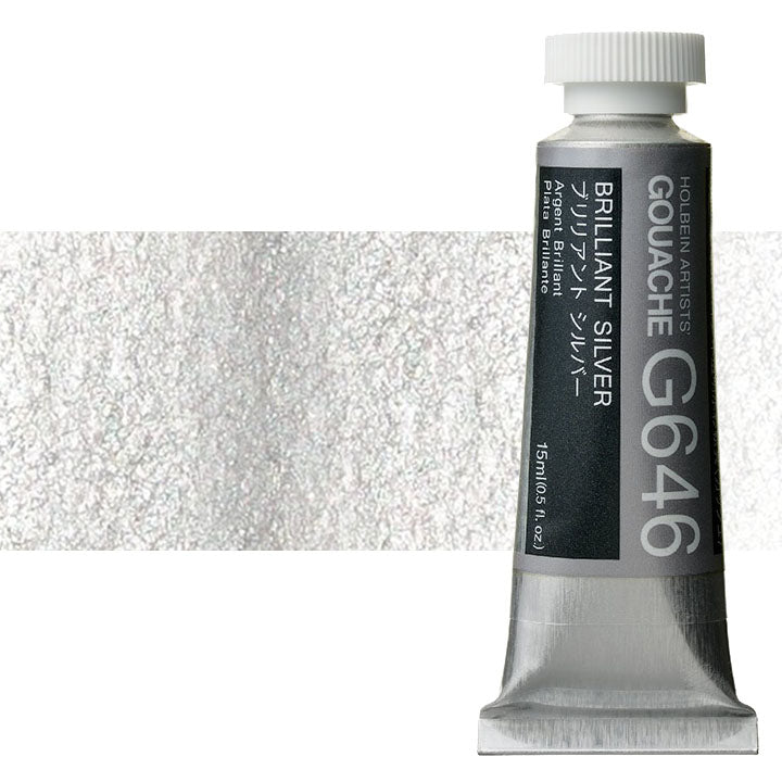 Profesionalne gvaš barve Holbein Artists 15 ml | metalni odtenki — slika 8