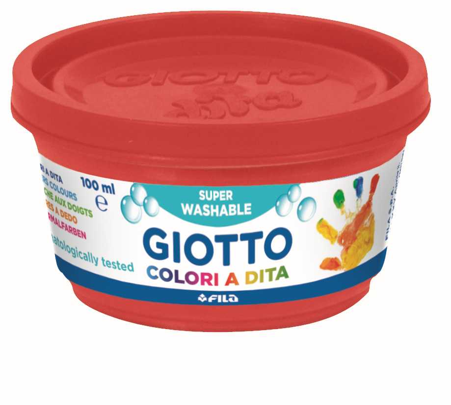 Prstne barve GIOTTO Be-Be 6 x 100 ml
