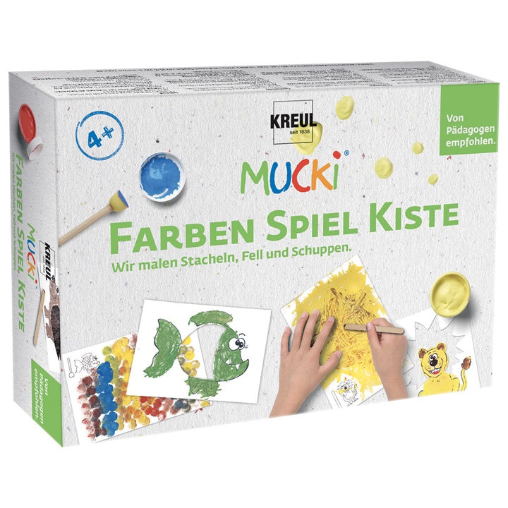 Prstne barve MUCKI set - Slikamo bodice - kožuh - luske